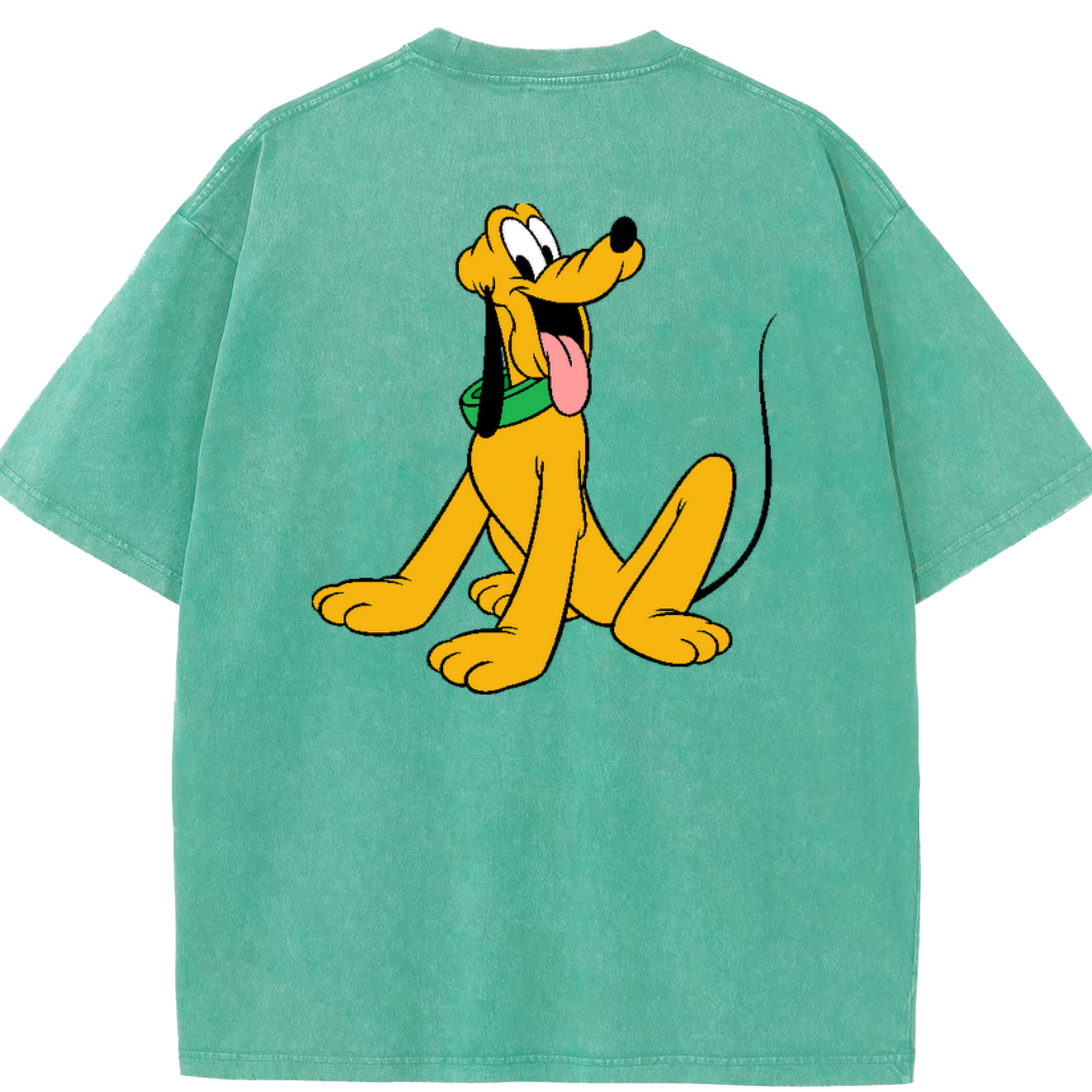 （画像用） ミッキーマウス Mickey Mouse 綿100% ヴィンテージ風 半袖Tシャツ（背面プリント）